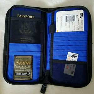 Travel Passport Document Wallet Holder